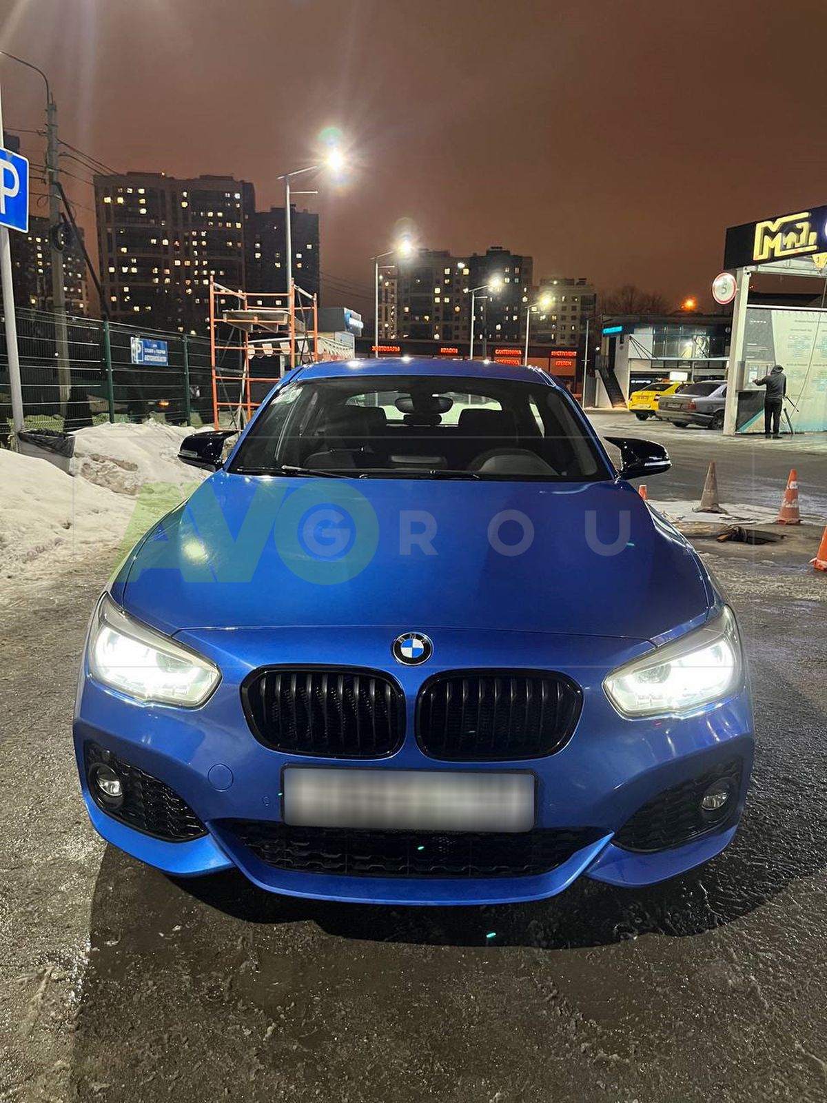 M Style piano black mirror covers set for BMW 1 F20 / F21 2011-2019