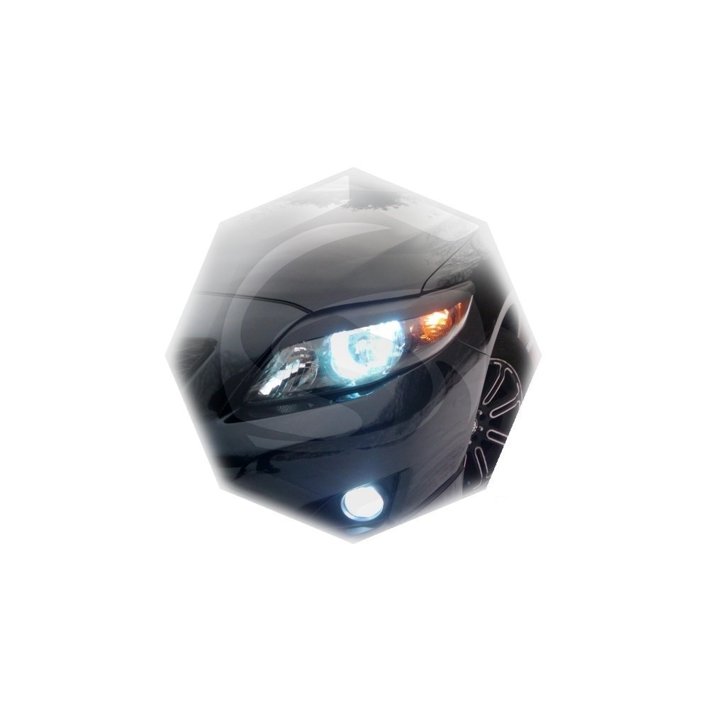 Headlight Eyelids for Toyota Corolla 2010-2012 ABS Matt