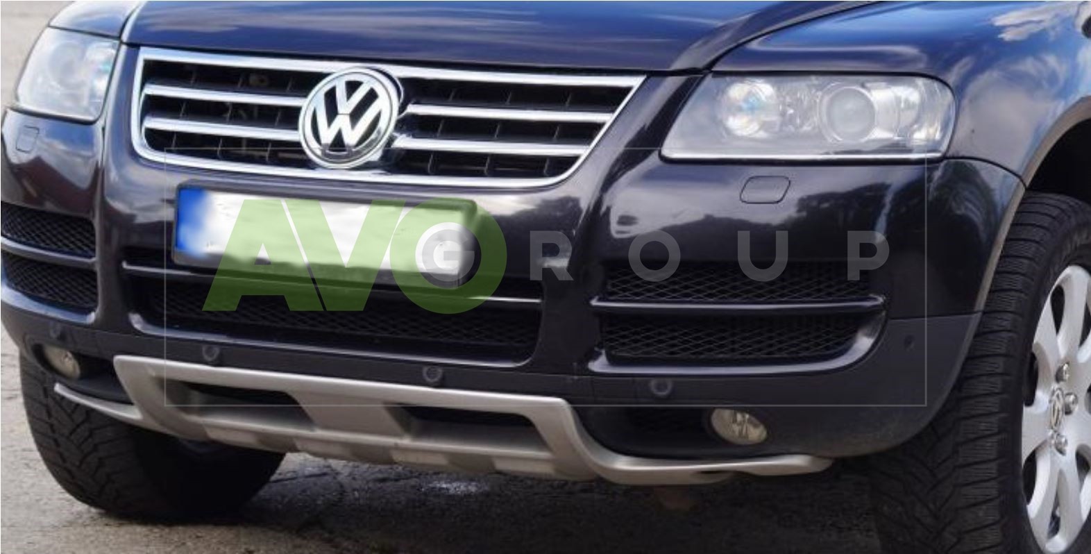 Front Spoiler Splitter for VW Touareg Mk1 7L 2002-2006 v1
