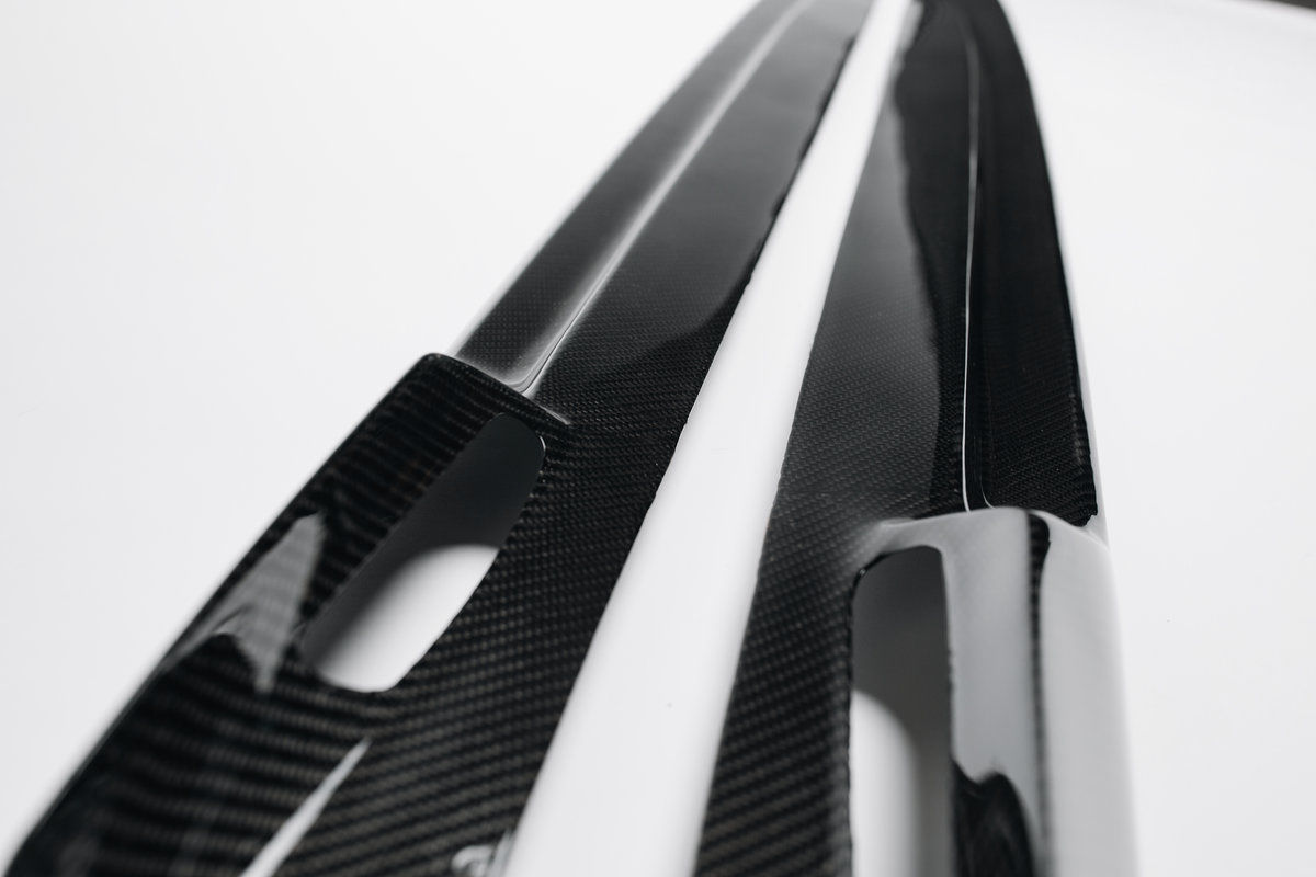 Carbon sideskirt diffusers splitter for BMW X6 G06 M Sport
