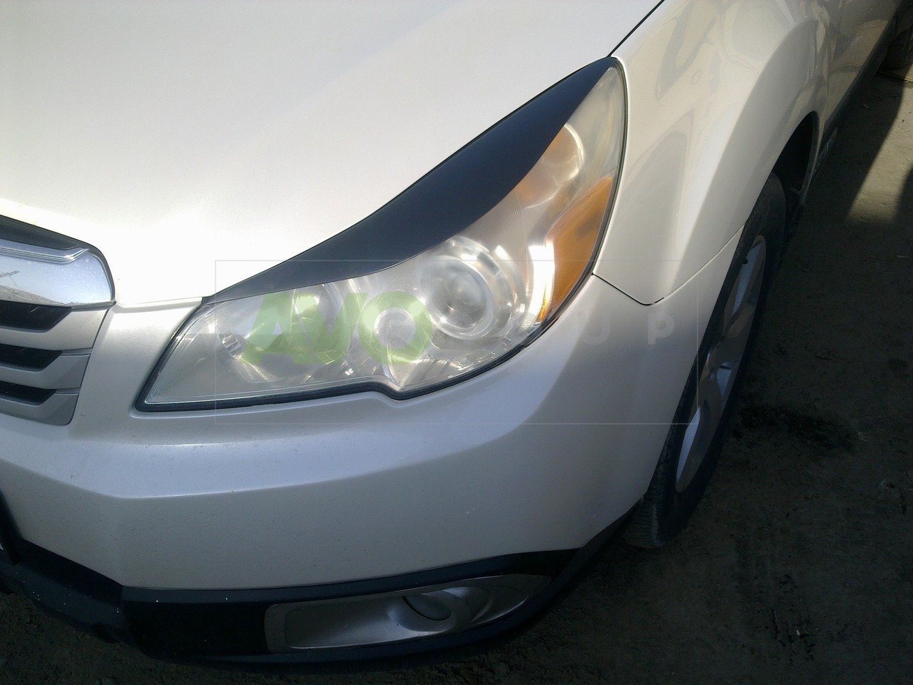 Headlight Eyelids for Subaru Legacy 2009-2014 ABS Matt