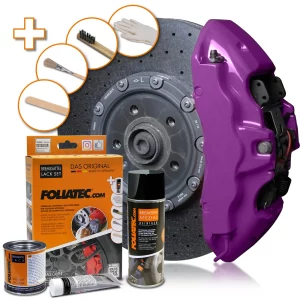 Foliatec DEEP VIOLET Brake Caliper Lacquer Set