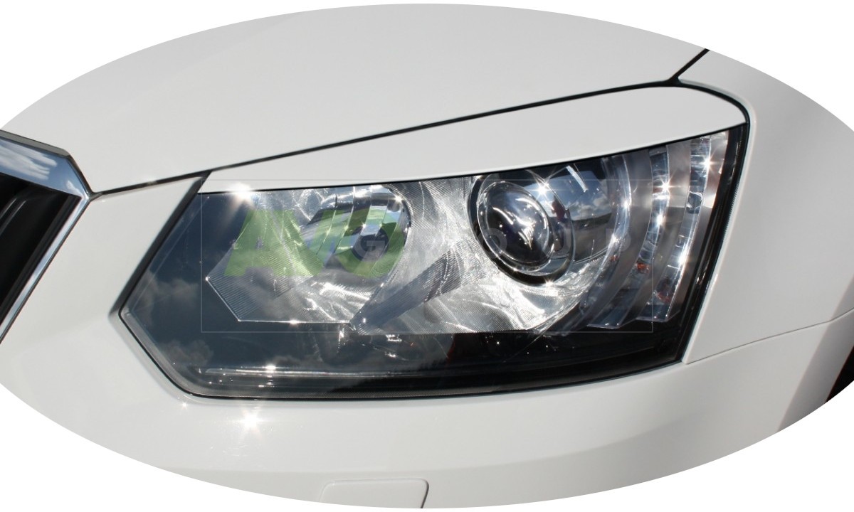 Headlight Eyelids for Skoda Yeti 2013-2017 ABS Gloss