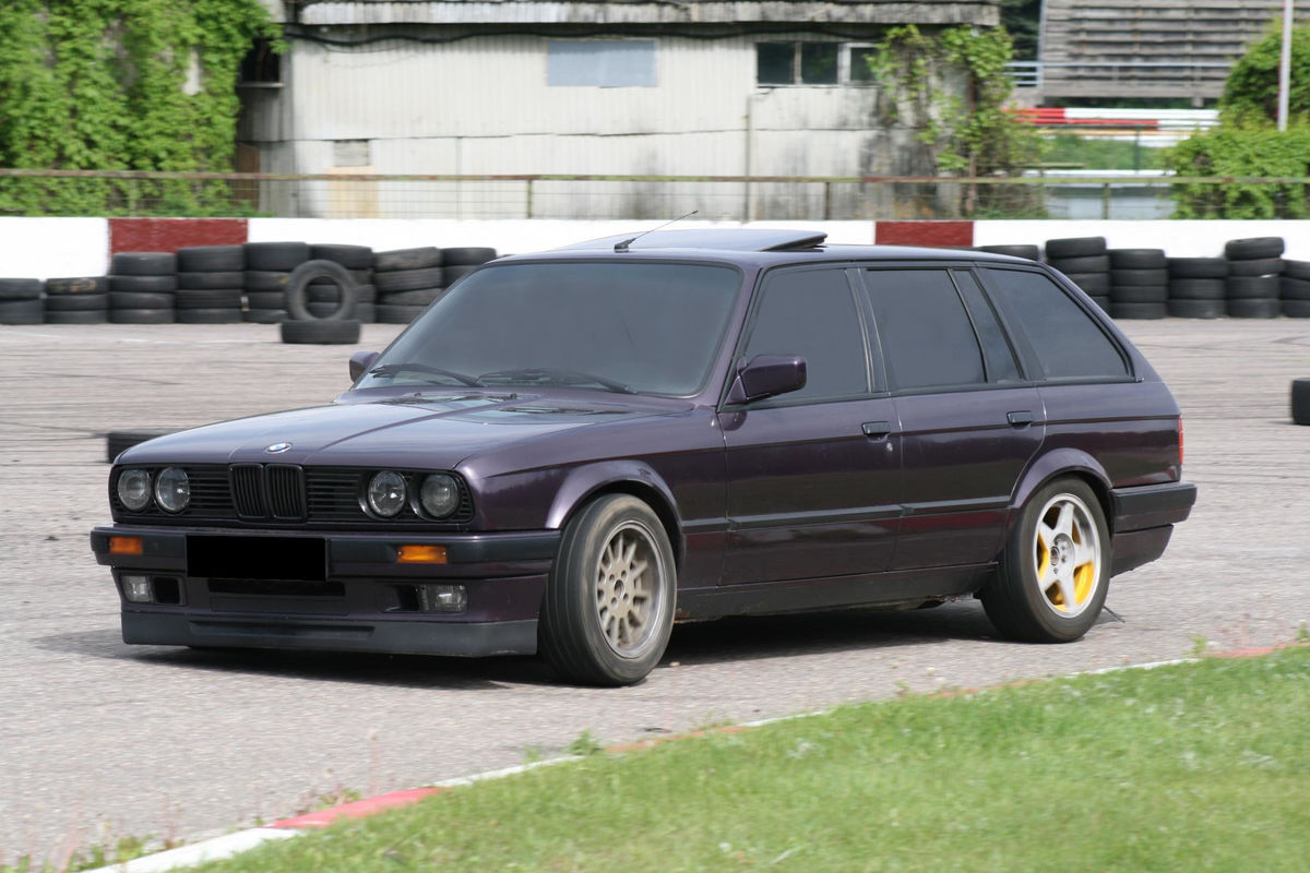 WIDE Front Bumper Spoiler Lip for BMW 3 E30