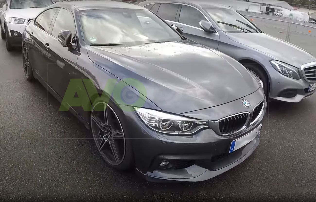 Front Spoiler Splitter for BMW 4 F32 / F33 / F36 2013-2021 M-tech v2