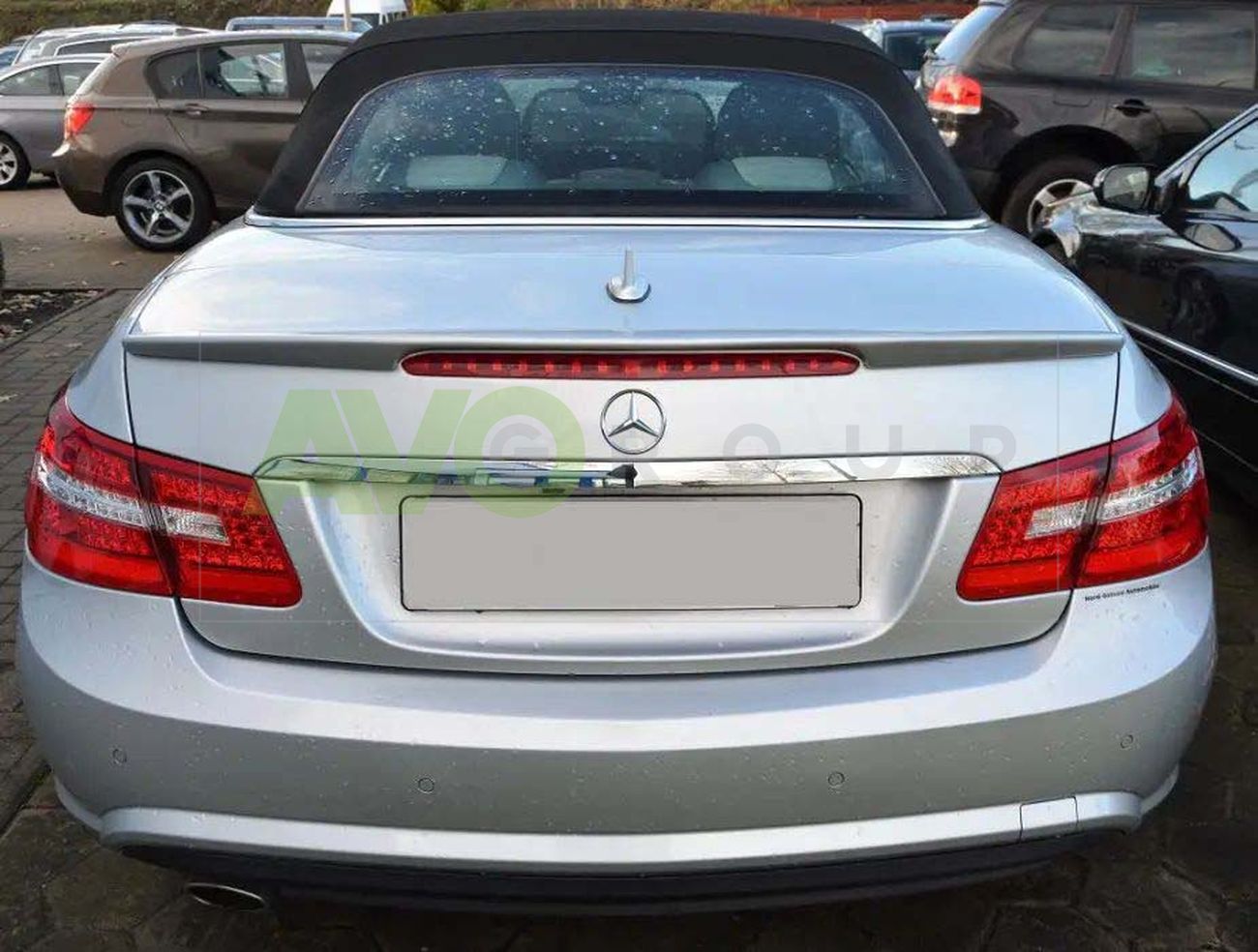 Trunk boot spoiler for MB E-Class C207 Coupe 2009-2016 ABS