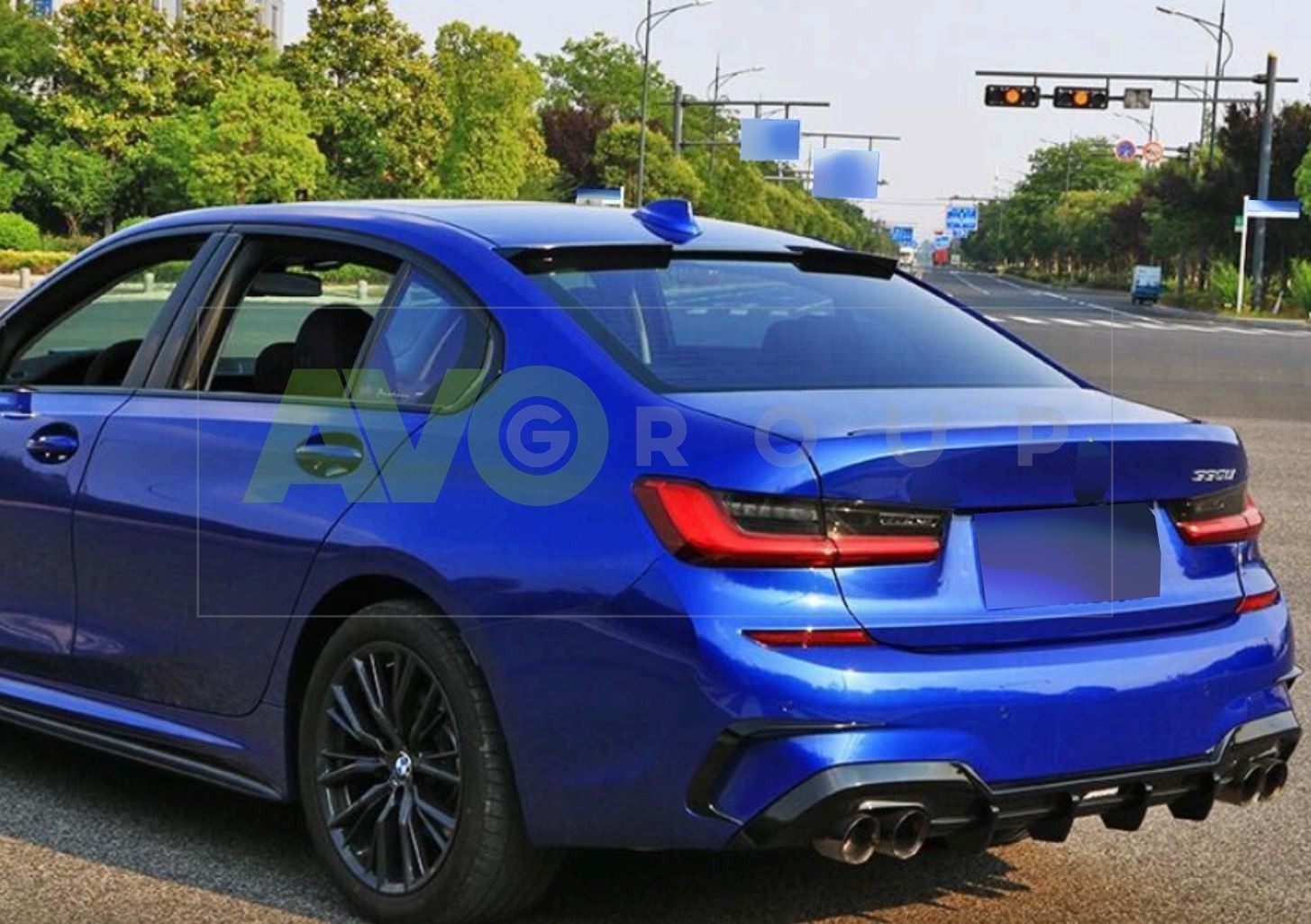 Rear Window Spoiler / sunblind for BMW 3 G20 2019-2024