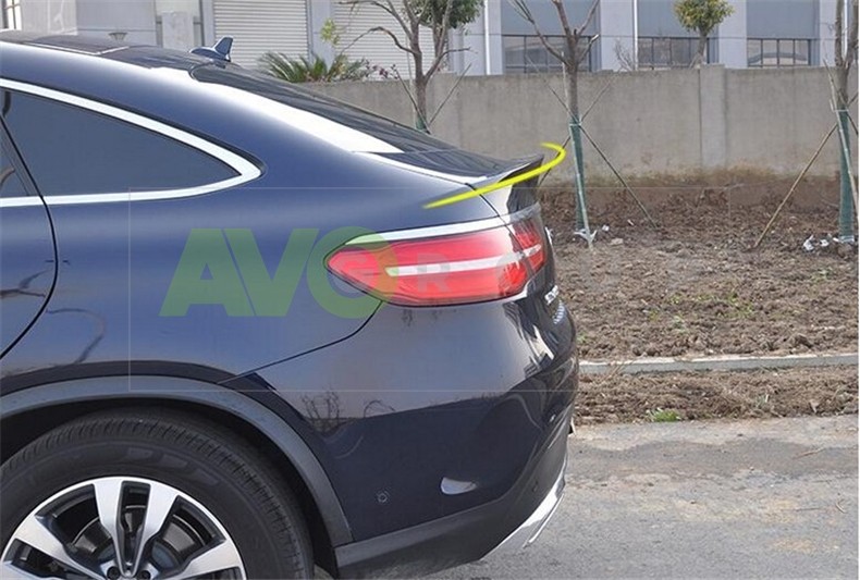 Rear boot trunk door spoiler for MB GLE C292 Coupe 2015- v1