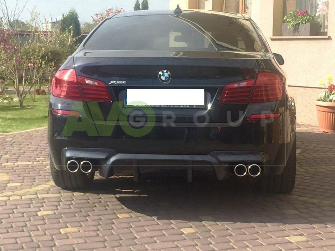 Rear Bumper Diffuser for BMW 5 F10 / F11 2010-2017 ABS Gloss