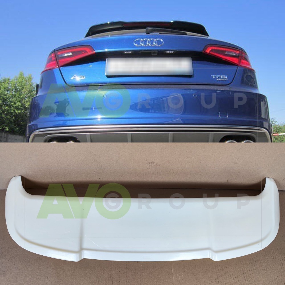 RS Style roof spoiler for Audi A3 8V 5D 2012-2020 Hatchback