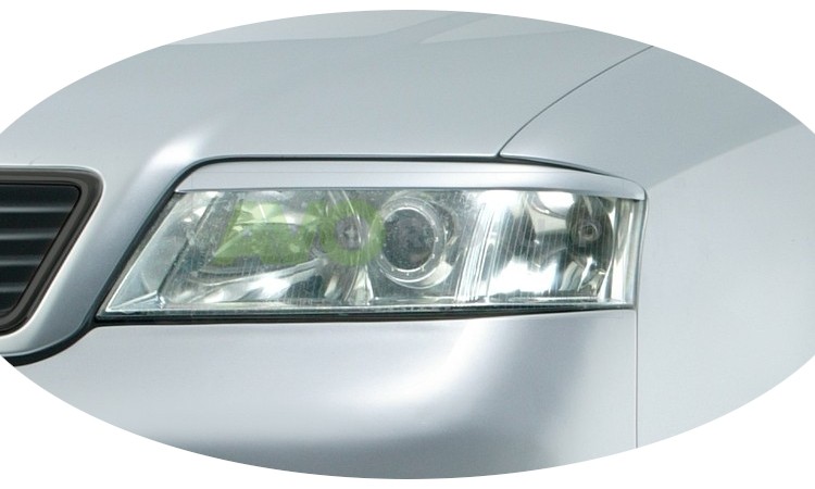 Headlight Eyelids for AUDI A6 C5 1997-2004 ABS Gloss