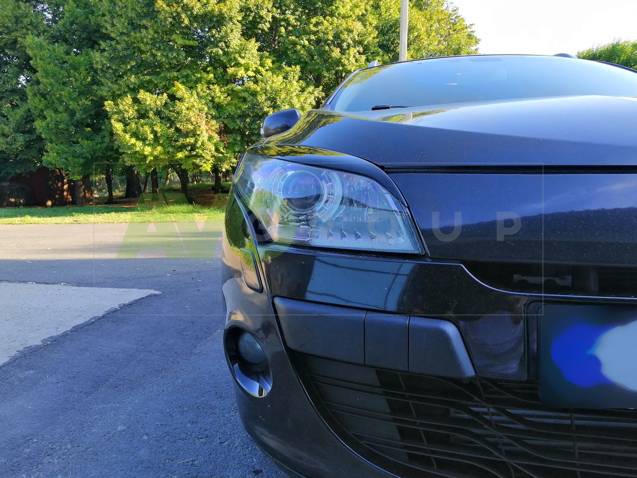 Headlight Eyelids for Renault Megane 3 2008-2013 ABS Gloss