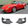 rs style front bumper spoiler lip for porsche 911 (993) 1994 1998