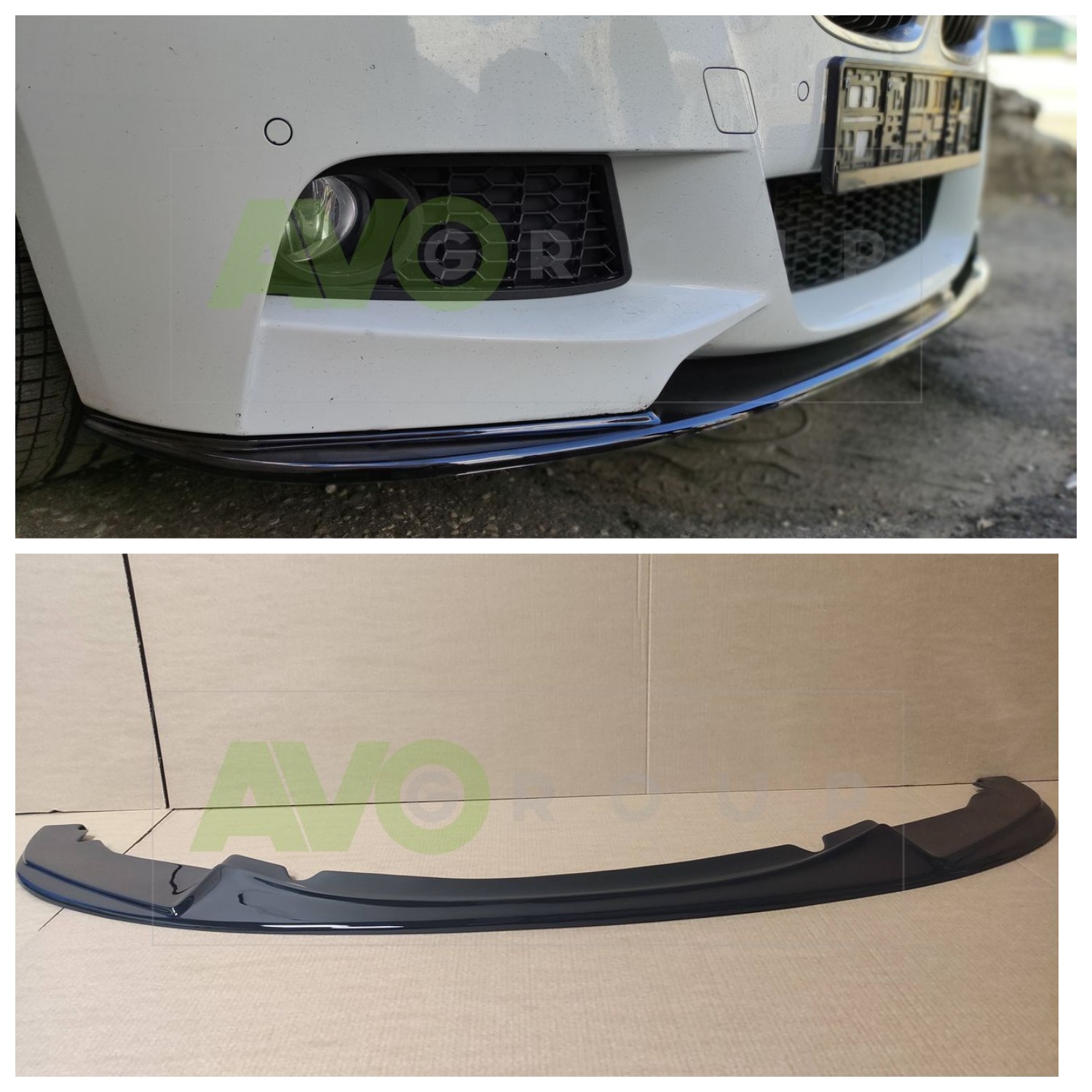Front Spoiler Splitter for BMW 1 F20 / F21 2011-2015 ABS Gloss