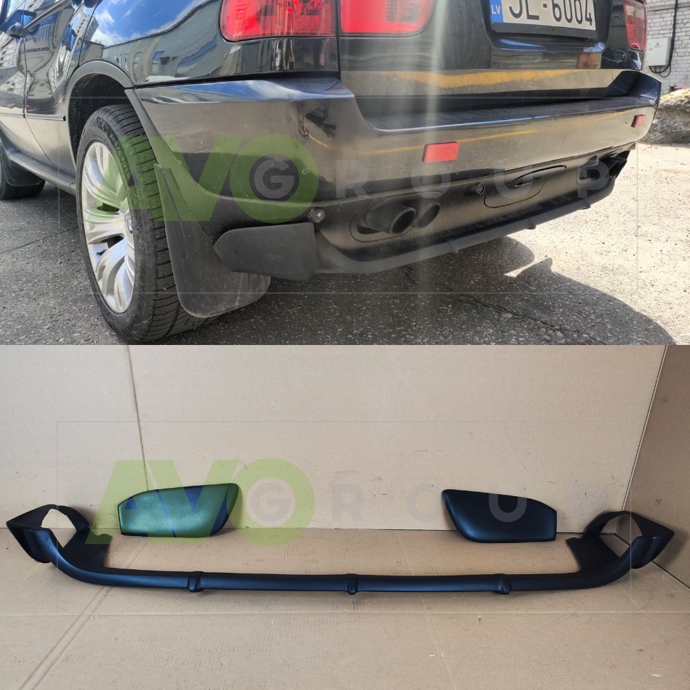 IS Style rear bumper spoiler for BMW X5 E53 1999-2006