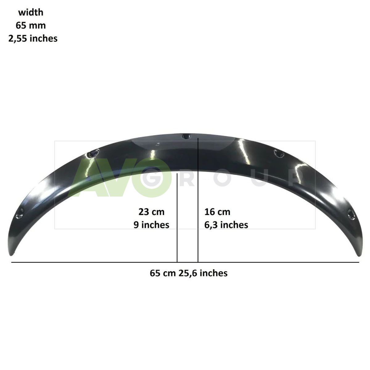 Universal Wheel Arches Fender Flares JDM Set 65mm