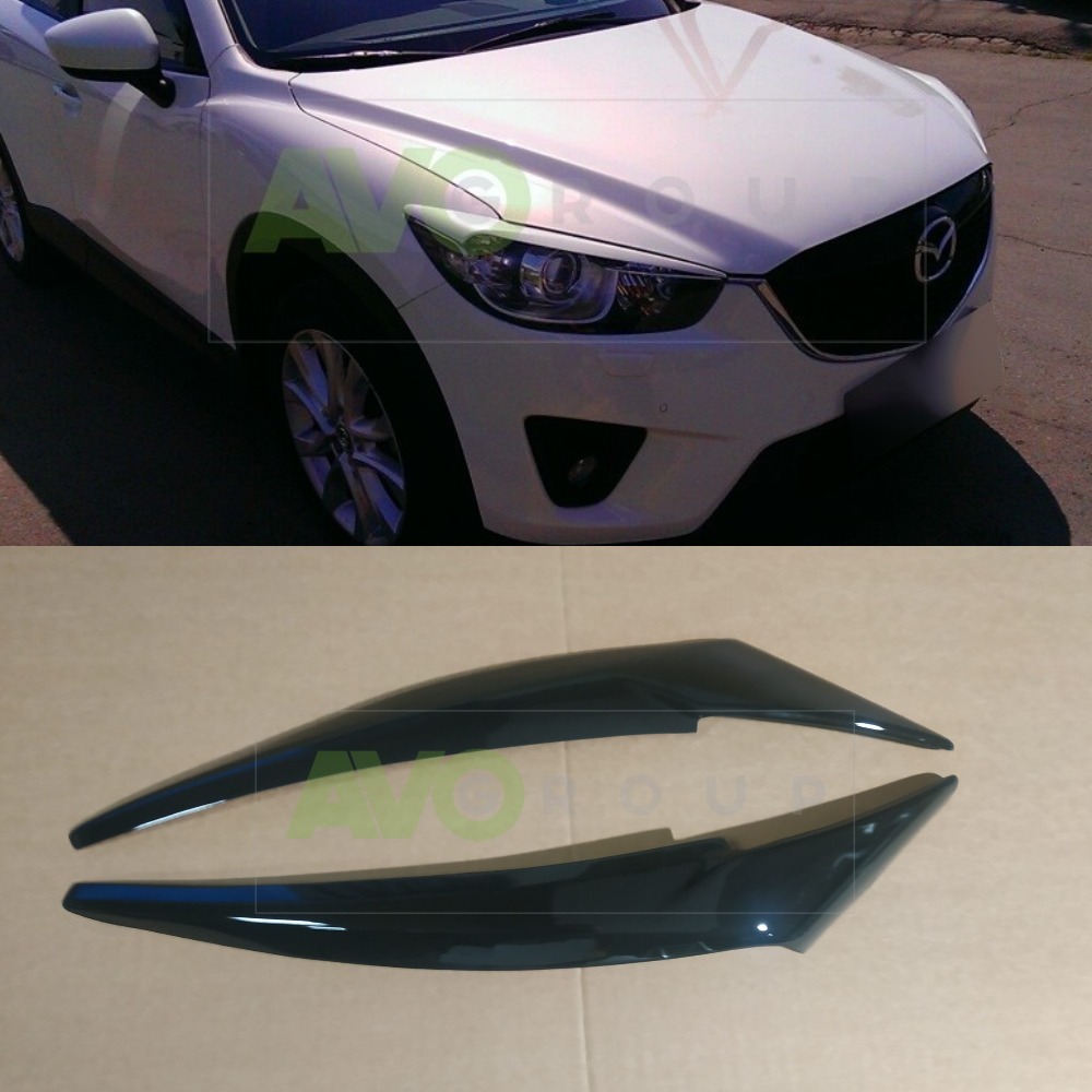 Headlight Eyelids for Mazda CX-5 2012-2017 ABS Gloss