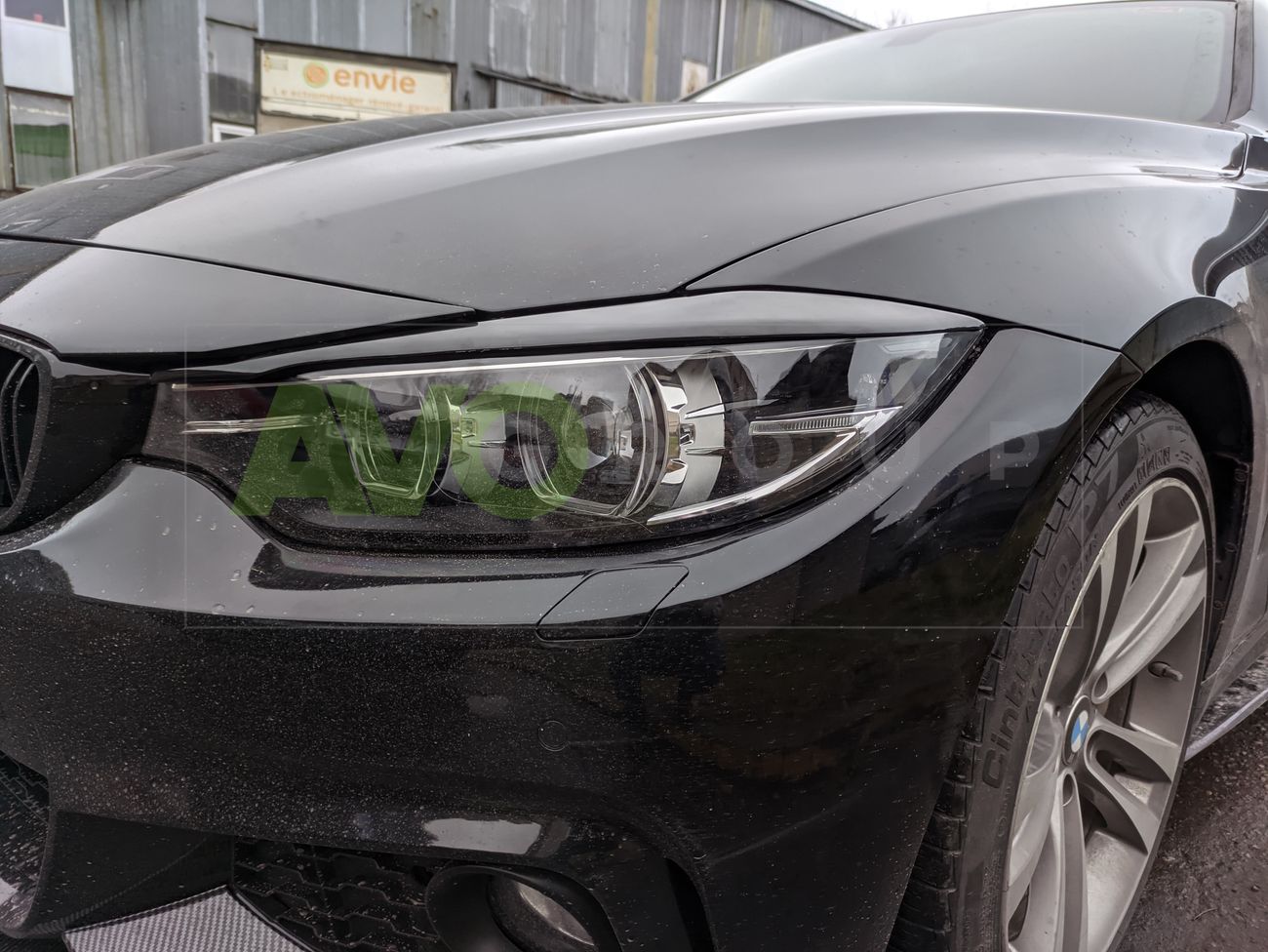 Headlight Eyelids for BMW 4 F32 / F33 / F36 2013-2021 ABS Gloss