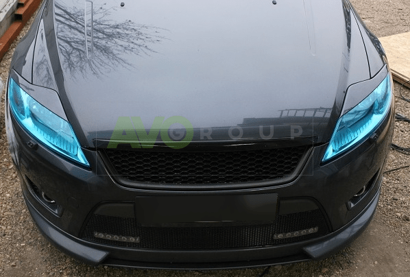 Headlight Eyelids for Ford Mondeo 4 2007-2013 ABS Gloss