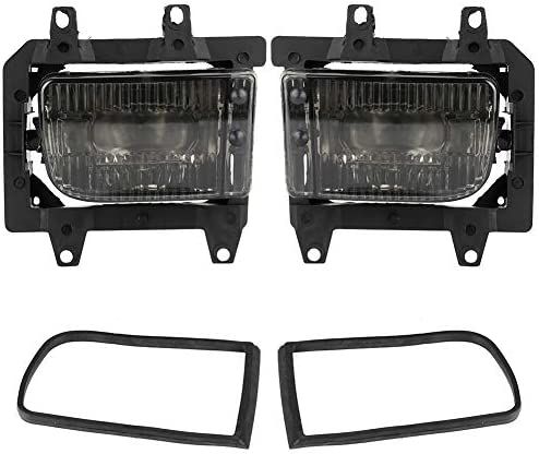 Black Smoked Fog Lights set for BMW 3 E30 1987-1993