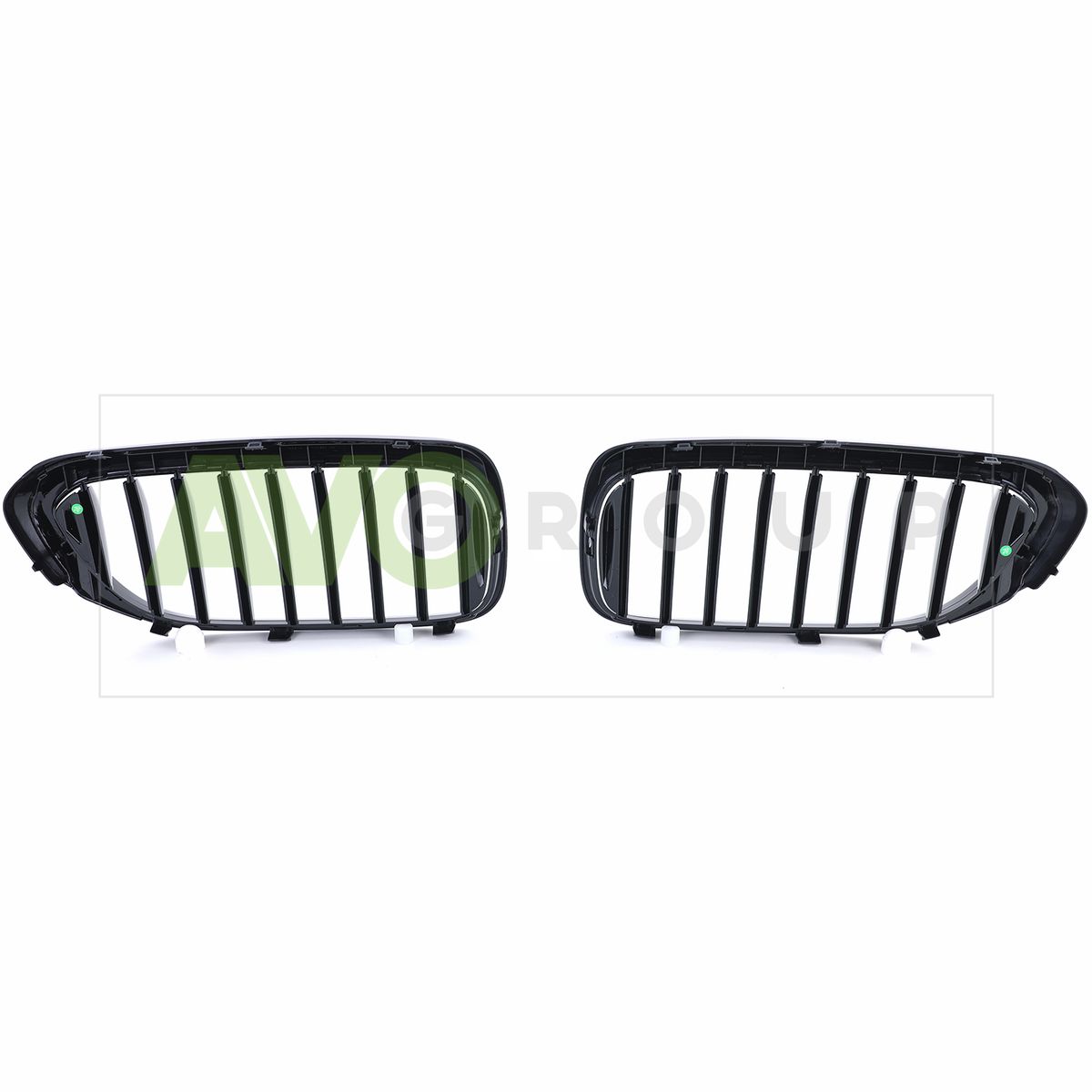 Front Grilles Kidney for BMW 5 G30 / G31 / F90 M5 Design Piano Black