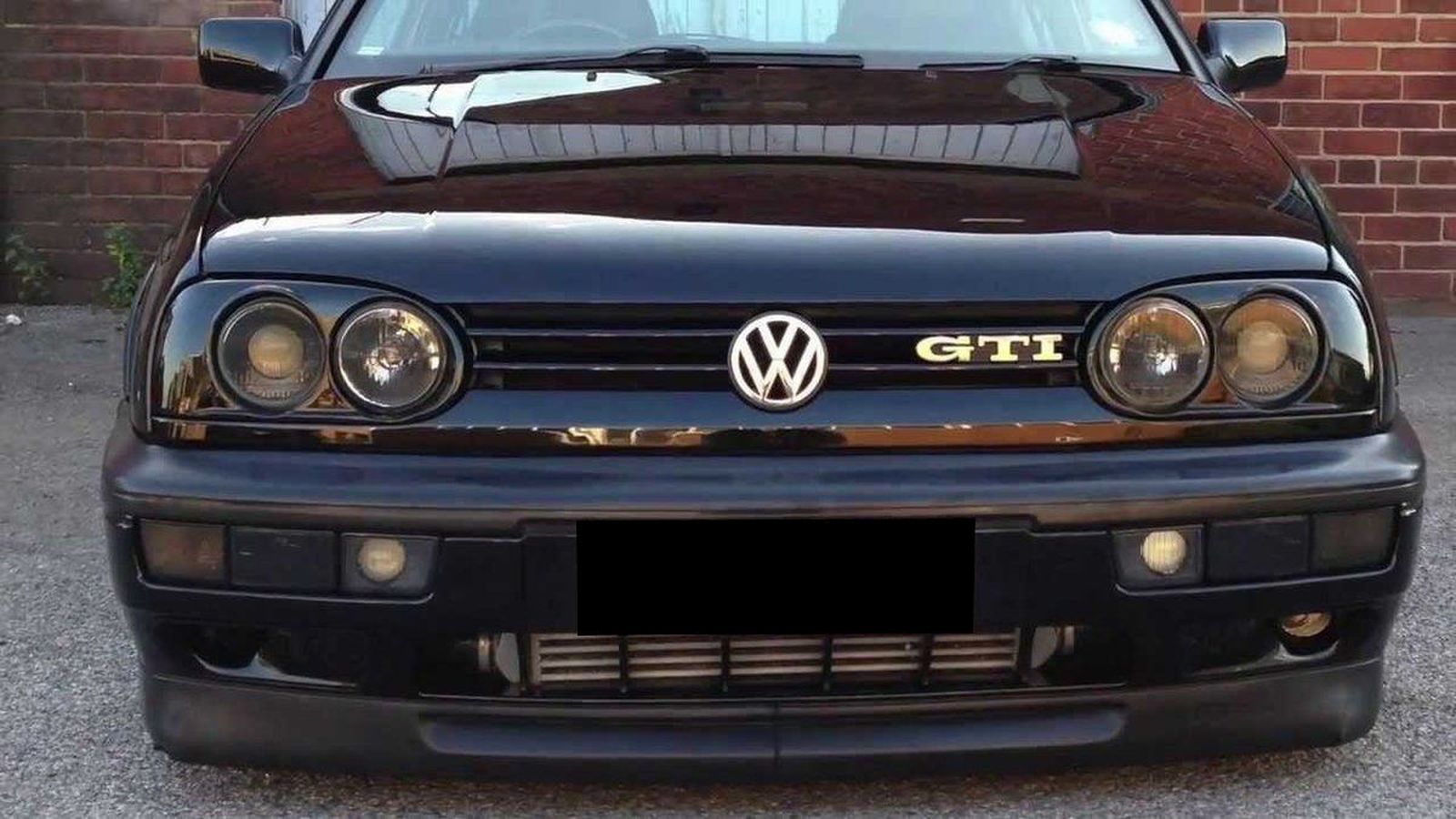 Front bumper LOWER Airintake/ Air Ducts scoop For VW Golf 3