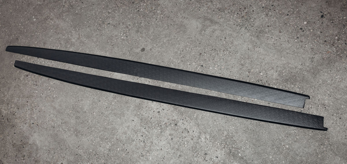 Black matt Performance sideskirt diffusers splitter set for BMW 5 G30 G31 / M5 F90