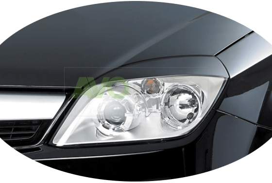 Headlight Eyelids for Opel / Vauxhall Tigra B Twin Top 2004-2009 ABS Gloss
