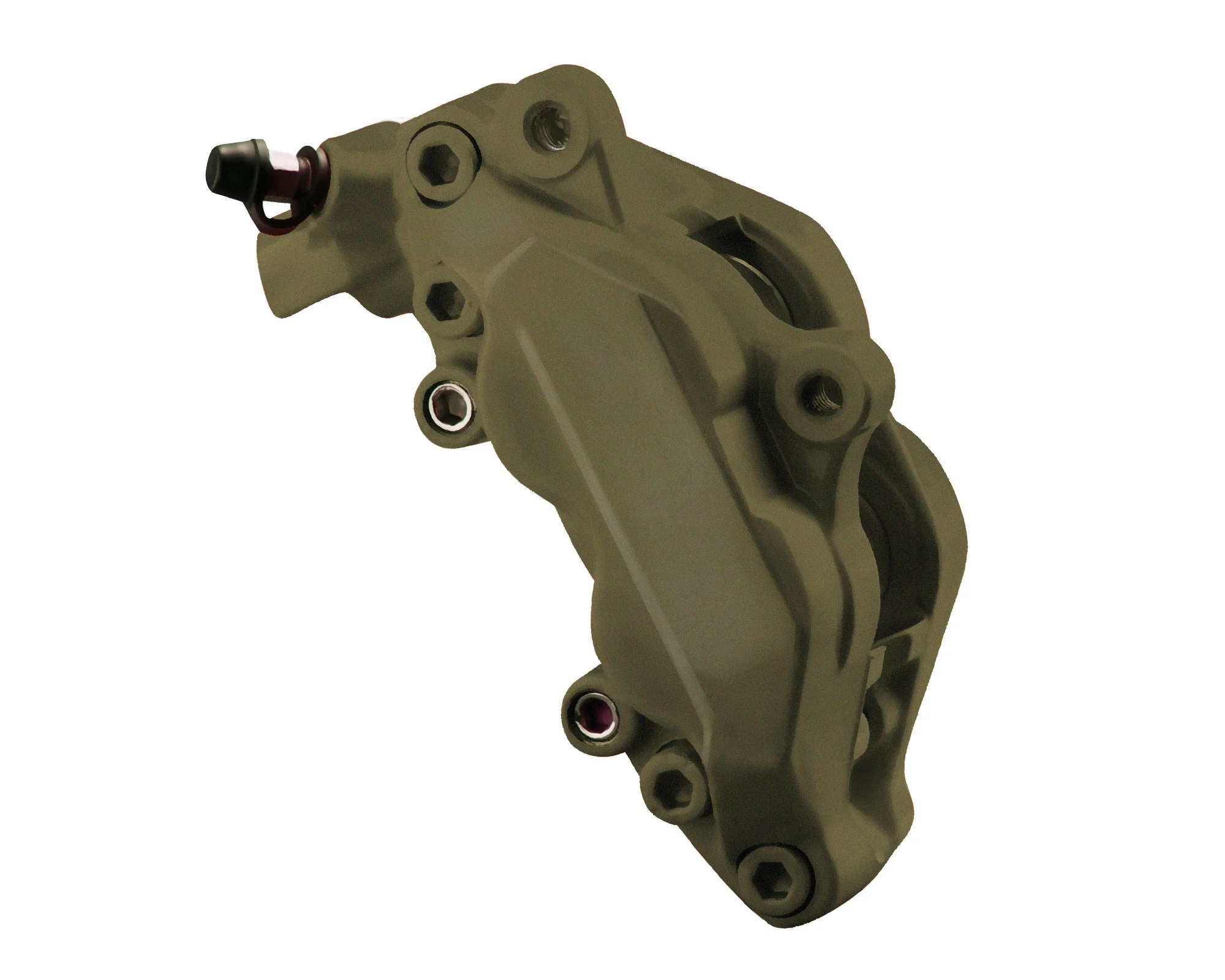 Foliatec COMBAT GREEN MATT Brake Caliper Lacquer Set