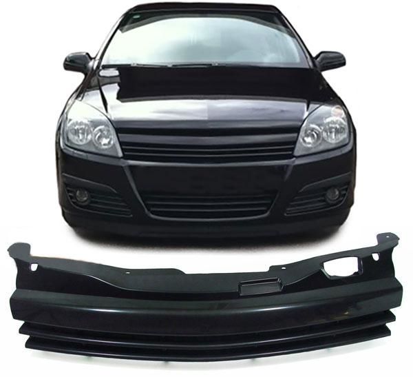 Front black badgelles grill for Opel / Vauxhall Astra H OPC 2004-2006 Prefacelift