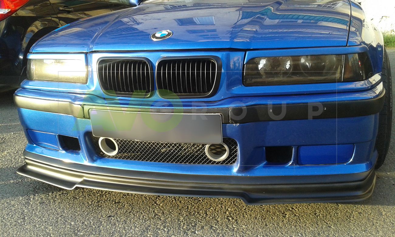 Gray Air intakes with grill for BMW 3 E36 M-Sport front bumper
