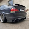 Rear Bumper diffuser addon with ribs / fins For BMW E46 M Sport