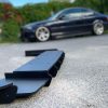 Rear Bumper diffuser addon with ribs / fins For BMW E46 M Sport
