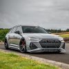 Carbon fiber splitter for front bumper Audi RS6 C8 5G 2019-2023