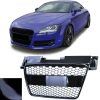 RS Style Front Honeycomb Grill for Audi TT 8J 2006-2010 BLACK GLOSS