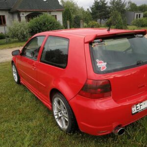 classsic style roof boot lid spoiler for vw golf 4 1997 2005 hatchback