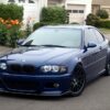 hm style front bumper spoiler lip for bmw m3 e46