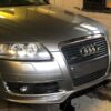 s line style front bumper spoiler lip for audi a6 c6 2004 2008