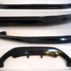 v style front bumper spoiler lip for vw golf 6 2008 2013