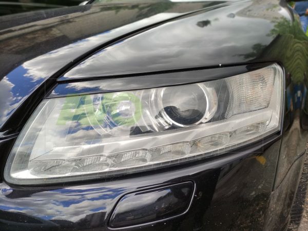 Headlight Eyelids for AUDI A6 4F C6 2004-2011 ABS Gloss