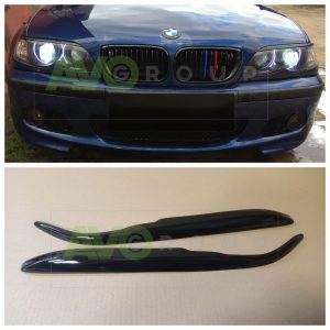 Headlight Eyelids for BMW 3 E46 Sedan / Touring 2001-2005 ABS Gloss