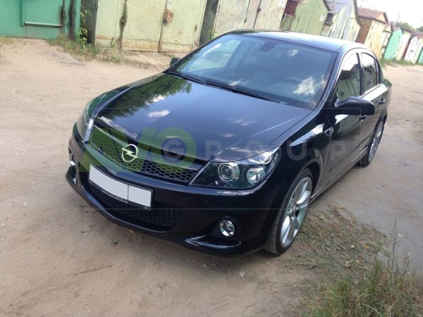 Priekšējo lukturu uzlikas uzacis priekš Opel / Vauxhall Astra H 2004-2009 ABS Gloss