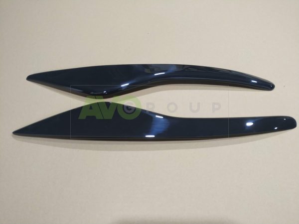 Накладки на фары / Реснички для Ford Mondeo 4 2007-2013 ABS Gloss – Изображение 4