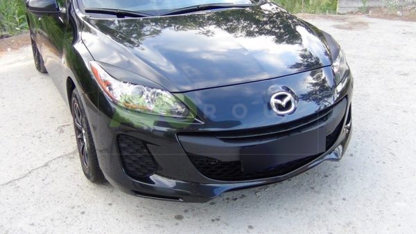 Накладки на фары / Реснички для Mazda 3 2009-2013 ABS Gloss – Изображение 2