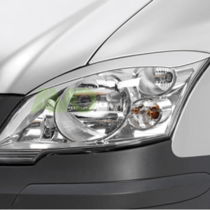 Priekšējo lukturu uzlikas uzacis priekš MB Vito / Viano 2 W639 2010-2014 ABS Gloss