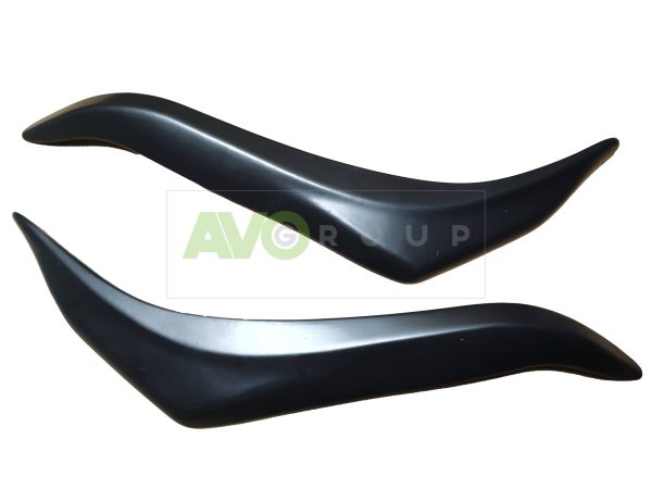 Priekšējo lukturu uzlikas uzacis priekš Toyota LAND CRUISER PRADO 150 2009-2013 ABS Matt