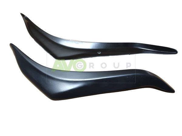 Priekšējo lukturu uzlikas uzacis priekš Toyota LAND CRUISER PRADO 150 2009-2013 ABS Matt