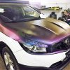 Накладки на фары / Реснички для Nissan Qashqai 2010-2014 v1 ABS Matt