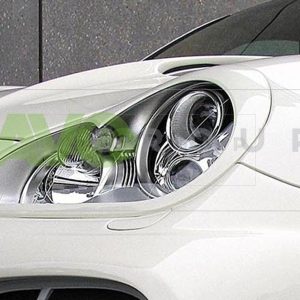 Headlight Eyelids for Porsche Cayenne 955 2002-2007 ABS Gloss