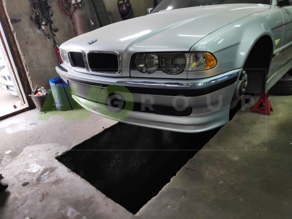 A style Front Spoiler Splitter for BMW 7 E38 1994-2001